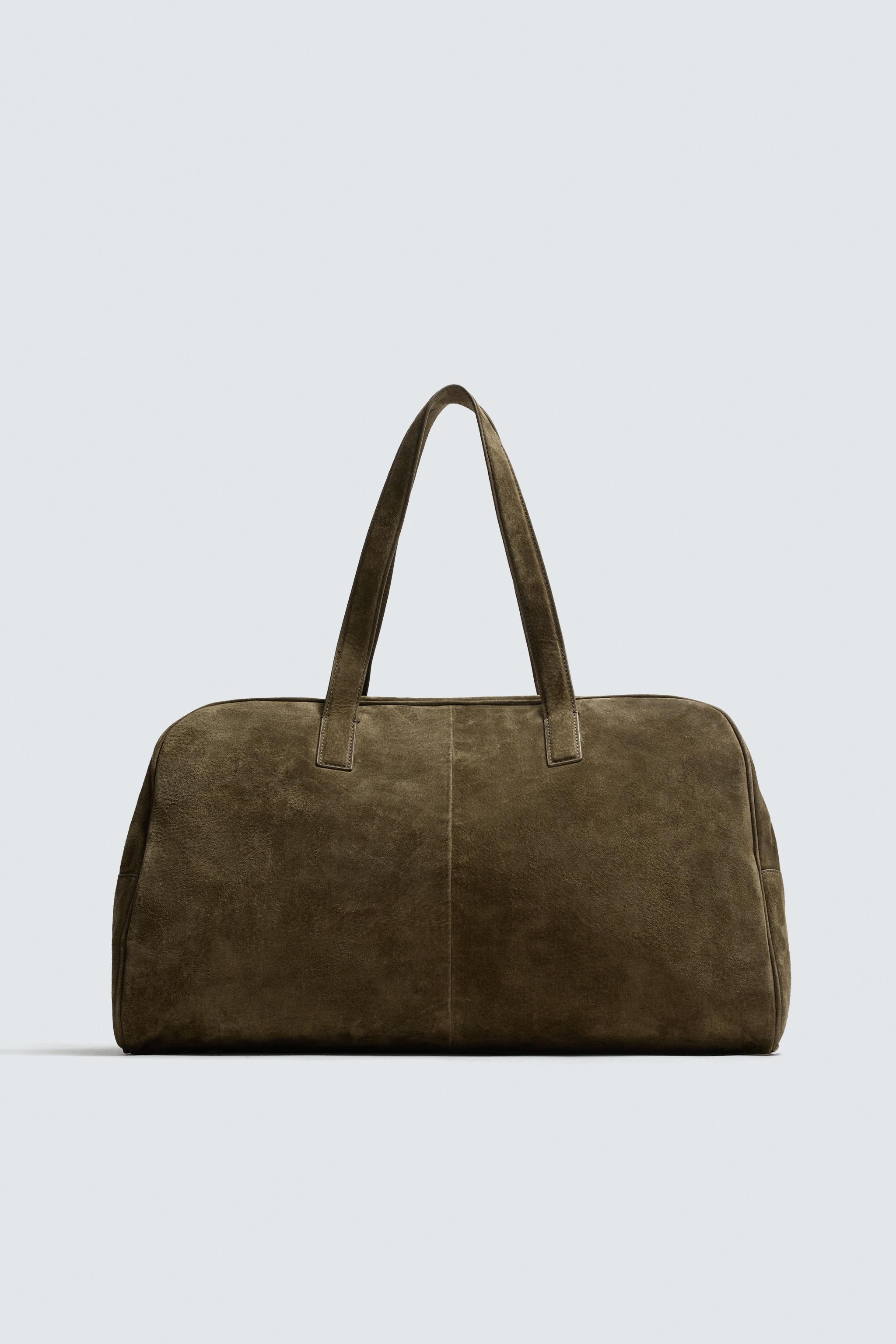 LEATHER TRAVEL BAG M